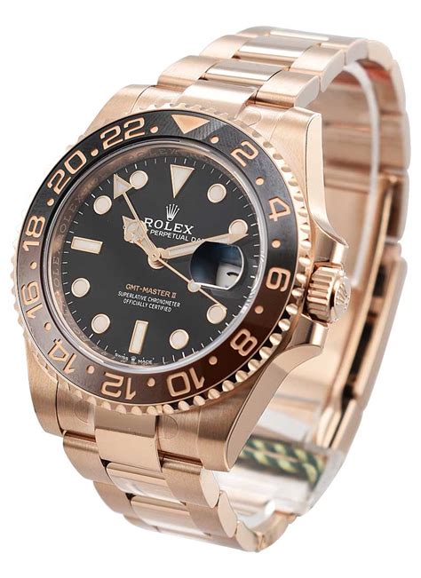 rolex gmt master 2 rose gold steel|Rolex GMT Master ii 126715chnr.